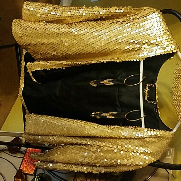 Brown w/Pink pinstripe Kasper Blazer - Picture 4 of 4