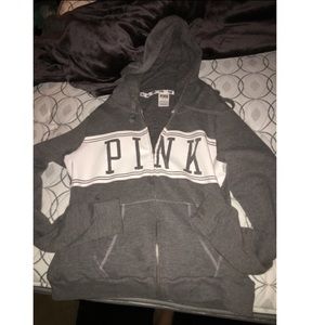 VS Pink Zipup Hoodie