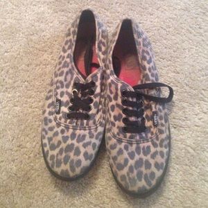 Cheetah print vans