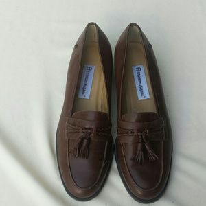 Leather loafers