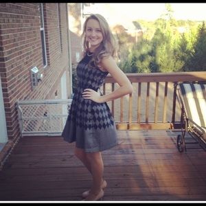 Black and Cream dress