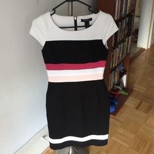 NWT WHBM colorblock sheath