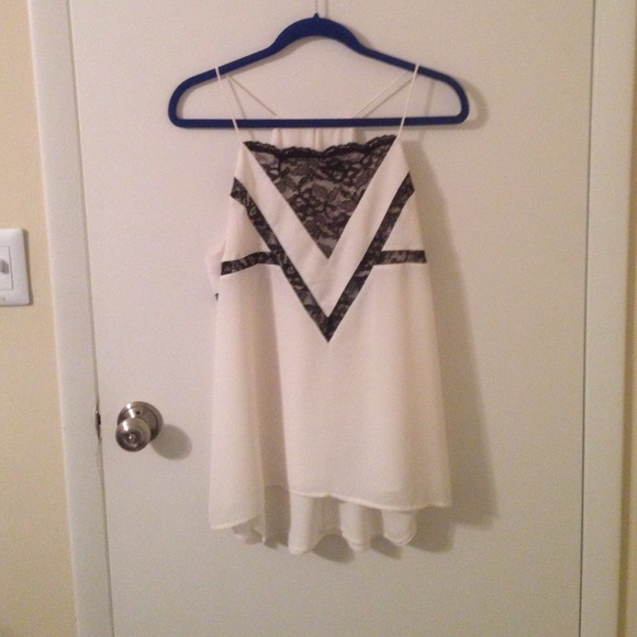 Express lace detailed Barcelona top