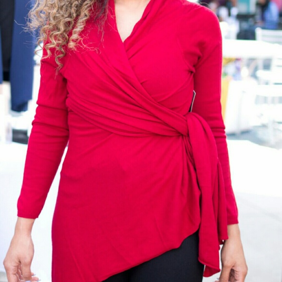 Dkny wrap sweater