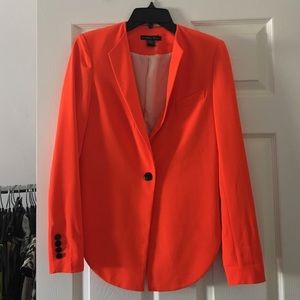 Orange blazer
