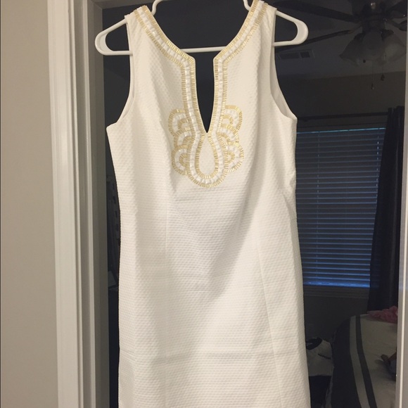 Lilly Pulitzer Dresses & Skirts - Lilly Pulitzer Resort White Janice Shift Dress 10