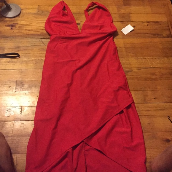 Red fashio nova dress