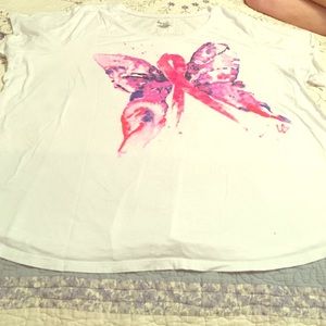 Lane Bryant "breast cancer awareness" T-shirt
