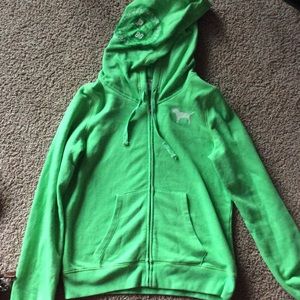 Love Pink Zip Up Jacket