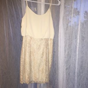 LuLu's White/Lace Mini Dress