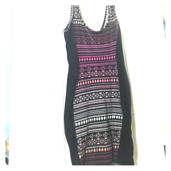 Tribal print body con