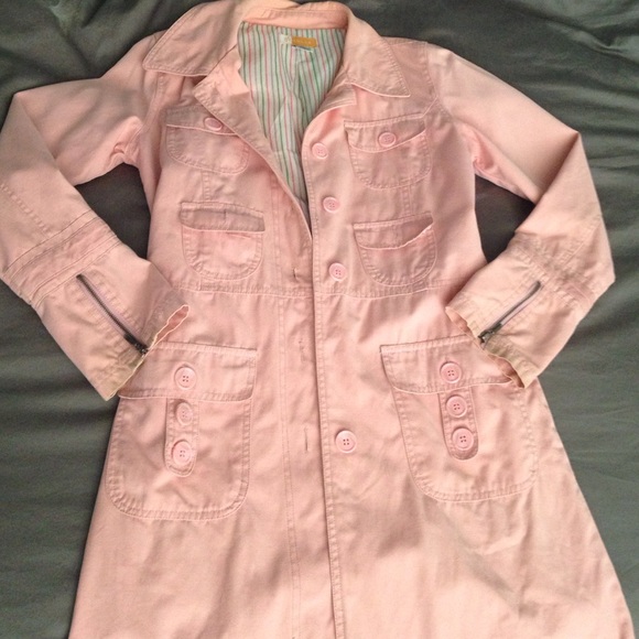 Pink Lightweight Trench