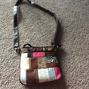 Over the shoulder sling purse