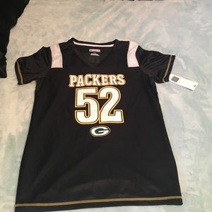 Black glittery clay Matthews jersey