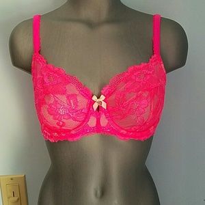 NWT VS Pink Unlined Demi Bra