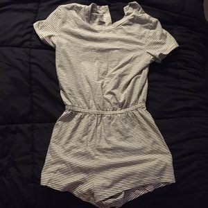 American apparel striped romper NWOT bodysuit