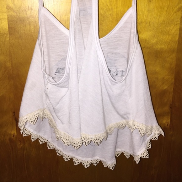 💎Graphic lace detail tank - Picture 4 of 4