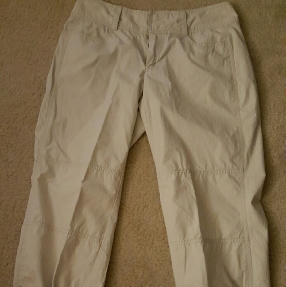 DAISY FUENTES ANKLE LIGHT COTTON TAN PANTS