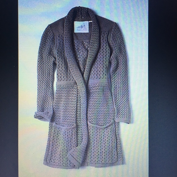 Anthropologie Angel of the North Open Cardigan