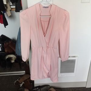 Light pink, business casual dress