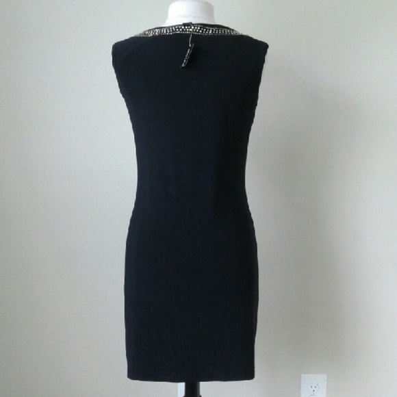 Sleeveless embellished studded chemise dress - Picture 2 of 3