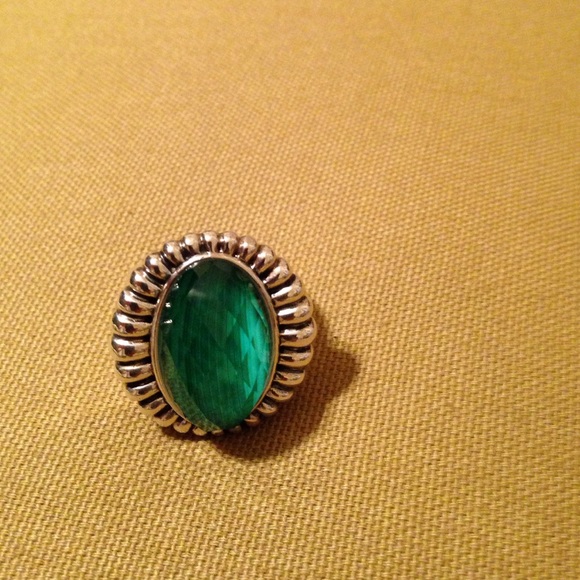 Lagos Sterling malachite ring - Picture 2 of 4