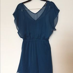 Express Teal Cocktail Dress