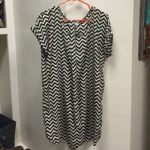 Olive & oak chevron dress
