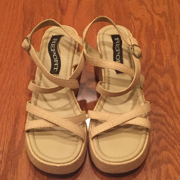 Platform sandals size 8