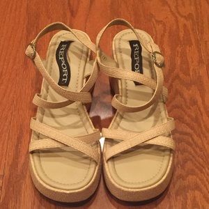 Platform sandals size 8