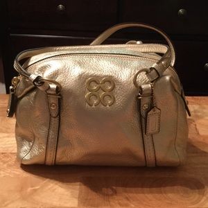 Small gold Coach bag, perfect for little girls!