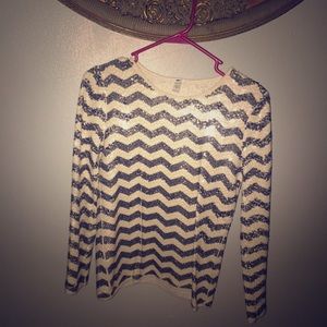 J.Crew Sequin top