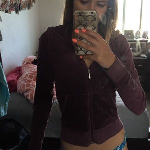 Purple juicy couture zip up!