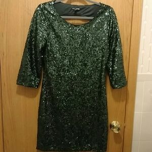 Express sequin mini dress