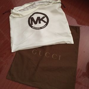 Gucci and Michael Kors dust bags