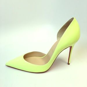 Neon Yellow 'Iriza' Christian Louboutin Pumps 38.5
