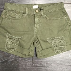 Olive shorts