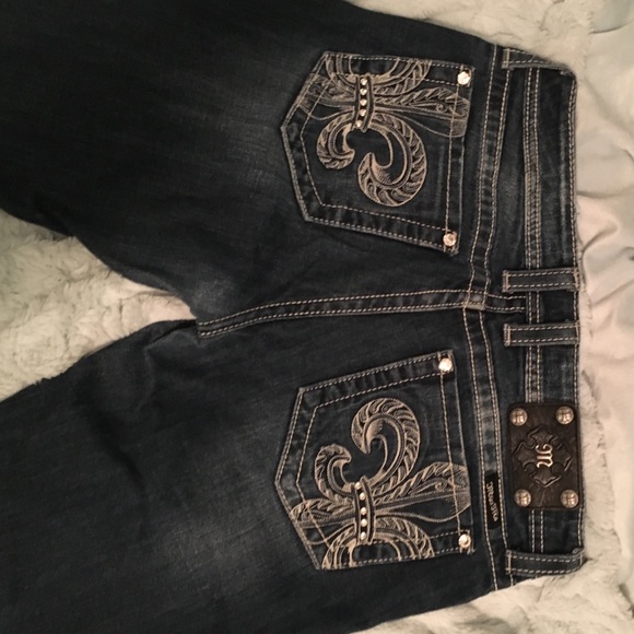 Miss Me Fleur De Lis 29 crystal boot Jean