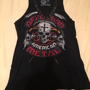 Reserved! Affliction American Customs tank top.