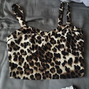 Animal print crop top from Nordstrom!