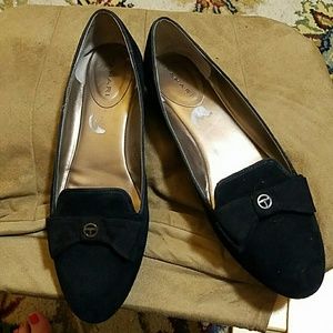 Black Suede Flats