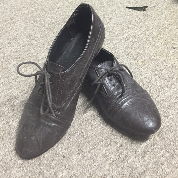 Urban outfitters leather oxfords