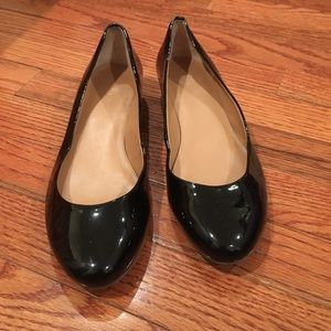 J Crew Gold heel flat