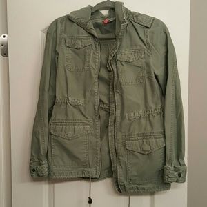 Green army jacket