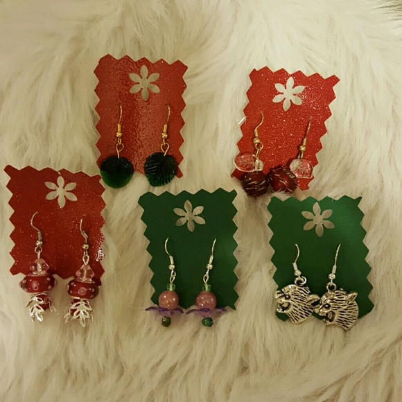 Lot of Handmade Earrings - Picture 1 of 3