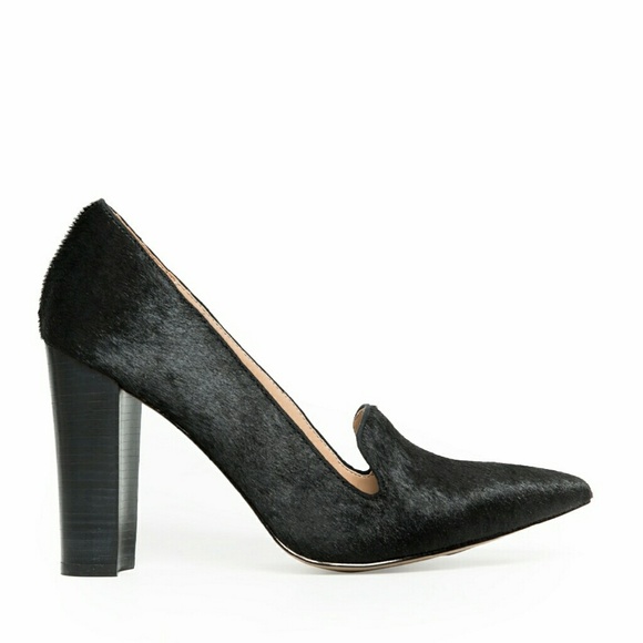 MANGO leather heels
