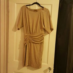 Ali Ro sparkly gold dress