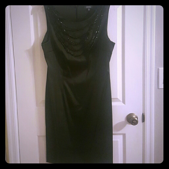 Black cocktail dress