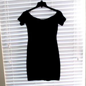 Black Off-The-Shoulder Dress