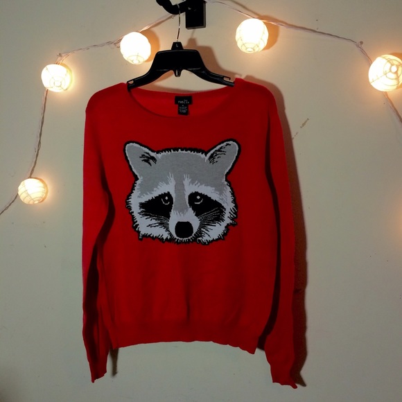 Rue 21 Raccoon Sweater